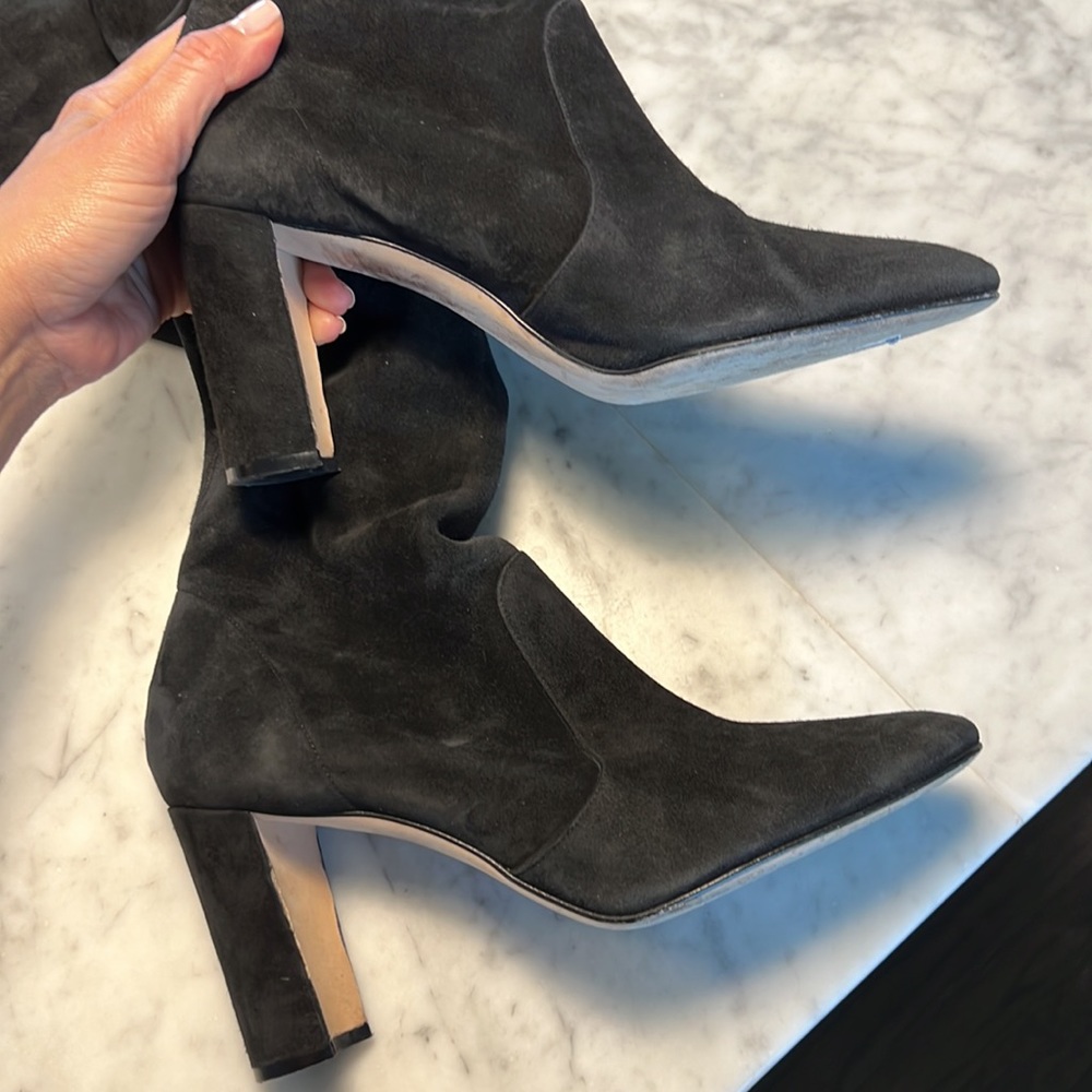 MANOLO BLAHNIK  authentic over the knee suede boots - Picture 3 of 10